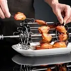 Rotating Skewer Exquisite Reusable Stainless Steel Barbecue Grill Skewer Easy