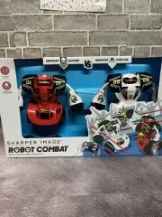 Sharper Image Robot Combat Remote Control Robot Fighting Set Two Player