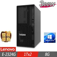 在飛比找Yahoo奇摩購物中心優惠-Lenovo 聯想 ST50 V2 伺服器 E-2324G/