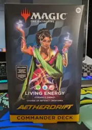 Magic The Gathering Aetherdrift Commander Deck - Living Energy - Sealed