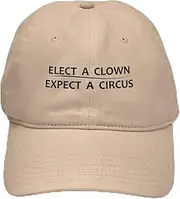 [CafePress] Elect A Clown Expect A Circus Adjustable Baseball Cap