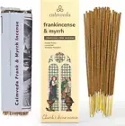 Church Frankincense and Myrrh Incense - 80 Sticks Charcoal Free, Made from Upcyc