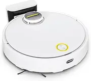 [Kärcher] RCV 3 Robot Vacuum Cleaner with Wiping Function, Smart App Control, LiDAR Laser Navigation, Mapping, Room and Obstacle Detection, 2500 Pa, 120 min Running Time, for Hard Floors and Carpets,