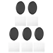 77mm Lens Cap, 5 Pack Sides Pinch Snap Camera Lens Cover for Front Lens