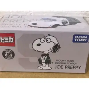 絕版 多美 TOMICA SHOP 限定 SNOOPY 史努比 JOE PREPPY 合金 小車 博物館 museum