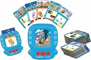 Lexibook JCR10PAi1 Paw Patrol Interactive Card Magician Bilingual Audio Toy for Learning English and French, 150 Double-Sided Flashcards, Quiz and Vocabulary, Blue/Red, Moyen