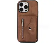 J33 PU Leather Phone Cover Wallet Bag Card Holder Smartphone Protective Case for iPhone 14 Plus 6.7 inch