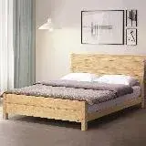 在飛比找遠傳friDay購物優惠-MUNA 家居 威爾5尺松木雙人床(雙人床 床架 床台)