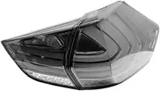 TDTAPN Tail Lights Compatible for Nissan X-trail 2013-2018 Car LED Tail Light Rear Bumper Light Brake Light Auto Bulb Turn Signal(Light Black 1 Set)