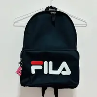 在飛比找蝦皮購物優惠-二手現貨 公司貨 正品 FILA 大logo 經典款 全黑 