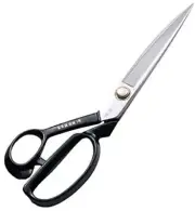 'SAHO' Shirogami Steel Edge Sewing Scissors for Left Hander 240mm