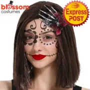 AC2043 Skeleton Hand Hairclip Gothic Voodoo Zombie Halloween Costume Accessory