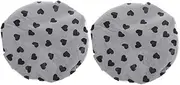 Ipetboom Silk Hair Caps for Women 2pcs Reusable Waterproof Shower Cap Comfortable Durable for Sleep Dyeing