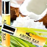 Coconut Lemongrass Perfume Roll-On Fragrance Oil Luxury Vegan/Cruelty-Free