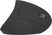 Vertical Mouse, 2.4 GHz Wireless Ergonomic Mouse Optical Gaming Mouse Delay Free, 3 Adjustable DPI 800/1200/1600 Levels, 6 Buttons, for PC, Laptop (Black)