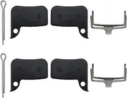 SING F LTD 2 Pairs Resin Semi-Metallic Bicycle Disc Brake Pads with Springs & Clips Compatible with SRAM HRD Red 22 B1 Force 22 CX1 Rival 22 S700 B1