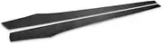 Carbon Fiber Car Side Skirt Extension Splitters Lip Diffuser Compatible for BMW M6 F06 F12 F13 2 Door 4 Door(Carbon 2 Door)
