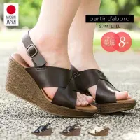 在飛比找蝦皮購物優惠-日本製 partir d'abord 厚底美腳 女涼鞋 #9