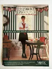 1996 York Wallcoverings Borders Christine Stokes Magazine Print Ad Advertisement