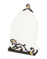 GG Collection Gold Leaf Ceramic Message Board or Book Holder