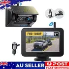 Magnetic Solar Wireless Backup Camera 5" IPS Monitor Rechargeable Reverse Camera