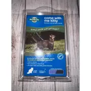 Petsafe Come With Me Kitty Harness & Bungee Leash Cats Up 20lbs Royal Blue Navy