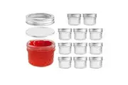 Glass Jars with Lid Small Food Candy Storage Mason Jam Bottle
