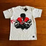 Uniqlo x Capcom Collab Ryu Street Fighter White Red Black Mens S Tee T-Shirt