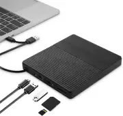 Intendvision External CD DVD Drive USB 3.0 Protable Slim DVD/CD ROM +/-RW Opt...