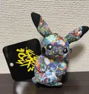 Pokémon Center Shibuya Exclusive Graffiti All-Over Pattern Pikachu Plush
