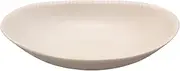 Mino Ware 131-0713 Plate, Curry Plate, Pasta Plate, Approx. 9.4 x 6.7 inches (24 x 17 cm), Microwave Safe, Dishwasher Safe, White Glazed Frill