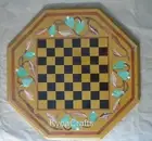 Side Table with Gemstone Inlay Work Marble Coffeee Table Top for Hotel 18 Inche