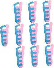 Healvian Tools Toe Separators Comfortable Accessory 10 Pairs Toe Divider Random Color