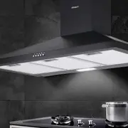 Devanti Range Hood 90cm Pyramid Rangehood 900mm Canopy