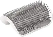Cat Self Massage Scratcher Brush Comb Wall Corner Cat Scratching Post Comb ToyA (Grey)