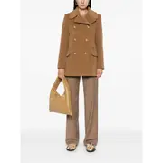[Tagliatore] Tagliatore Blanche Coat 42 IT BROWN
