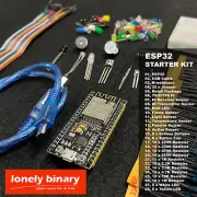 LONELY BINARY ESP32 Starter STEM Kit Board Wireless WiFi Bluetooth Arduino IDE