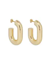 Rabanne Xl Link Single Hoop Earrings