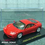 【模例】精裝版 ALTAYA 1/43 FERRARI 360 MODENA 紅 附展示盒 斜面底座