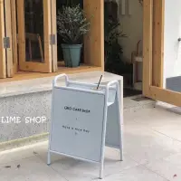 在飛比找蝦皮購物優惠-『LIME』韓國ins風落地立式門口展示架 咖啡廳民宿奶茶店