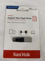 SANDISK iXpand Mini Flash Drive 32gb Expansion for iPhone, iPad, Mac Computers