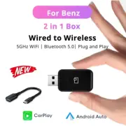 2024 Mini Wireless CarPlay & Android Auto Adapter for Benz Models