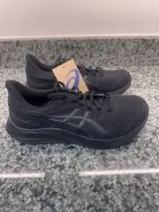 ASICS JOLT 4 "EXTRA WIDE" Black Black Running Shoes — Men’s Size 7.5