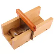 Creativity Adjustable Wooden Handwork Soap Cutter Mold Box Slicers Straight Tool