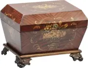 Large/Adult 200 Cubic Inch Prague Memory Box Funeral Cremation Urn for Ashes