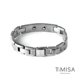 【TiMISA】純粹品味-黑 純鈦鍺手鍊