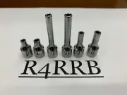 Snap-on Tools USA ADD ON 6PC 1/4" Drive 6PT Shallow Semi Deep Lot Set 1/8" 5/32"