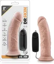 Dr Skin Dr Joe 8 Inch Vibrating Cock with Suction Cup, Vanilla