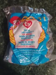 Ty Beanie Baby Nook The Husky McDonalds Collectible Plush Retired Original New