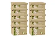 10pc Marbig Standard Archive Documents Files Storage Cardboard Box Moving w Lid